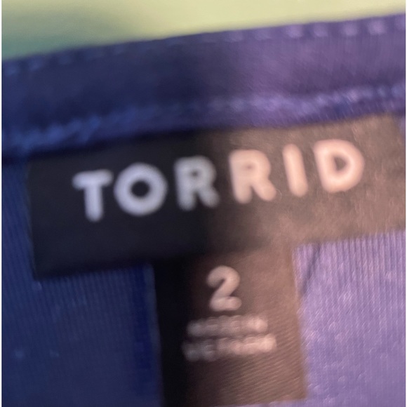 - - Torrid velvety soft navy blue leopard print, bodysuit size 2X and 3XNWT - Picture 7 of 9